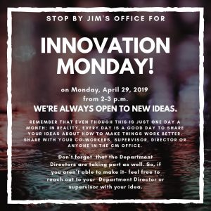 Innovation Monday April 29