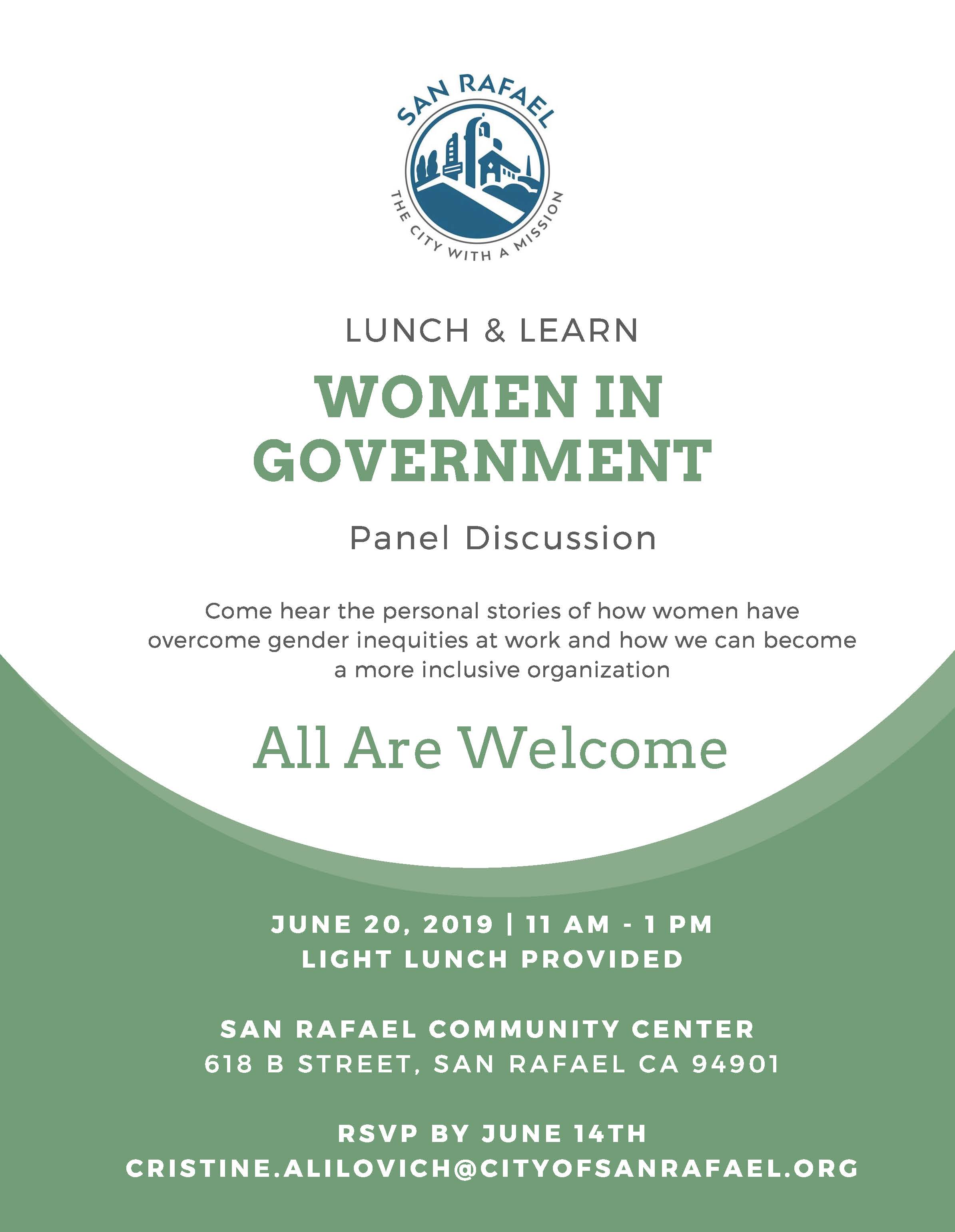 Women in Government - Lunch & Learn