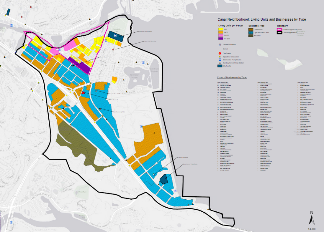 Canal asset map