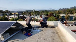 Omar and Anthoney prepare a root access point