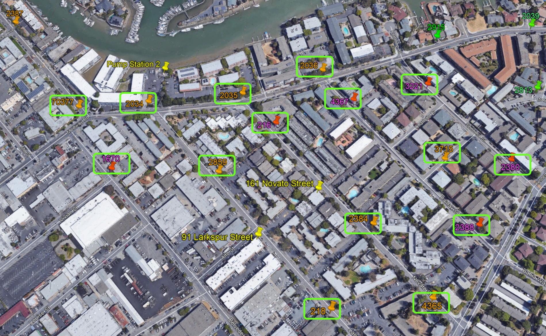 Map of Canal Wi-Fi Next Steps Zones