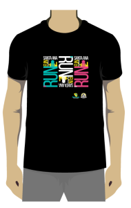 Santa Ana Fun Run shirt concept