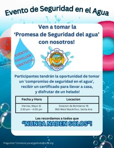 OCFA Water Safety Pop-Up - Spanish