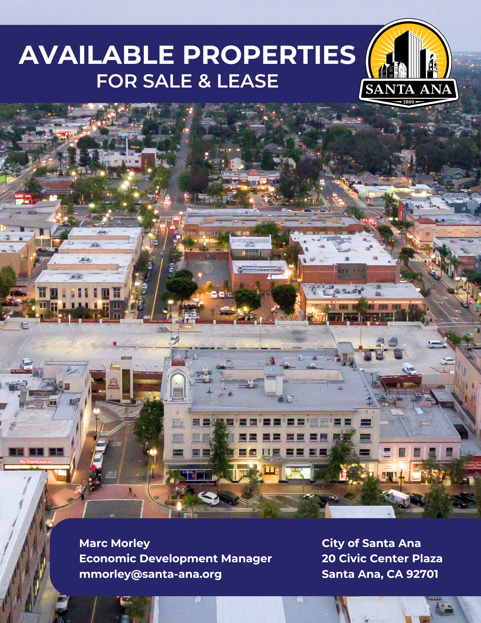Available properties for sale and lease in santa ana