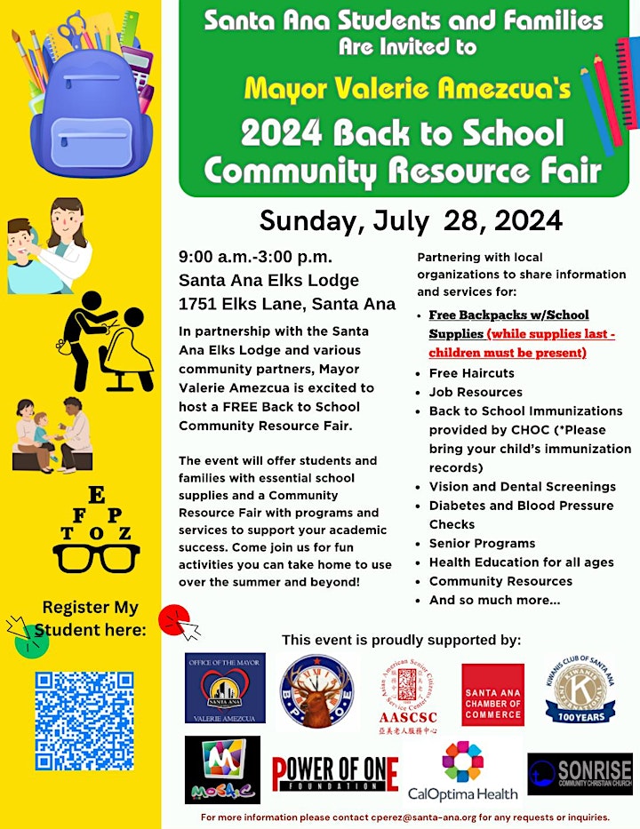 Back to school resource fair