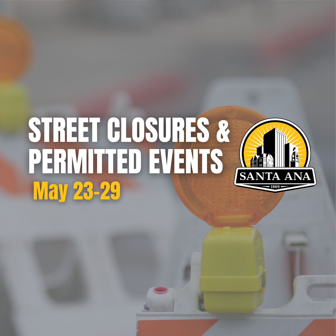 Street closures week of May 23