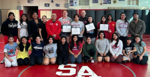 Santa Ana High School Girls Wrestling Team