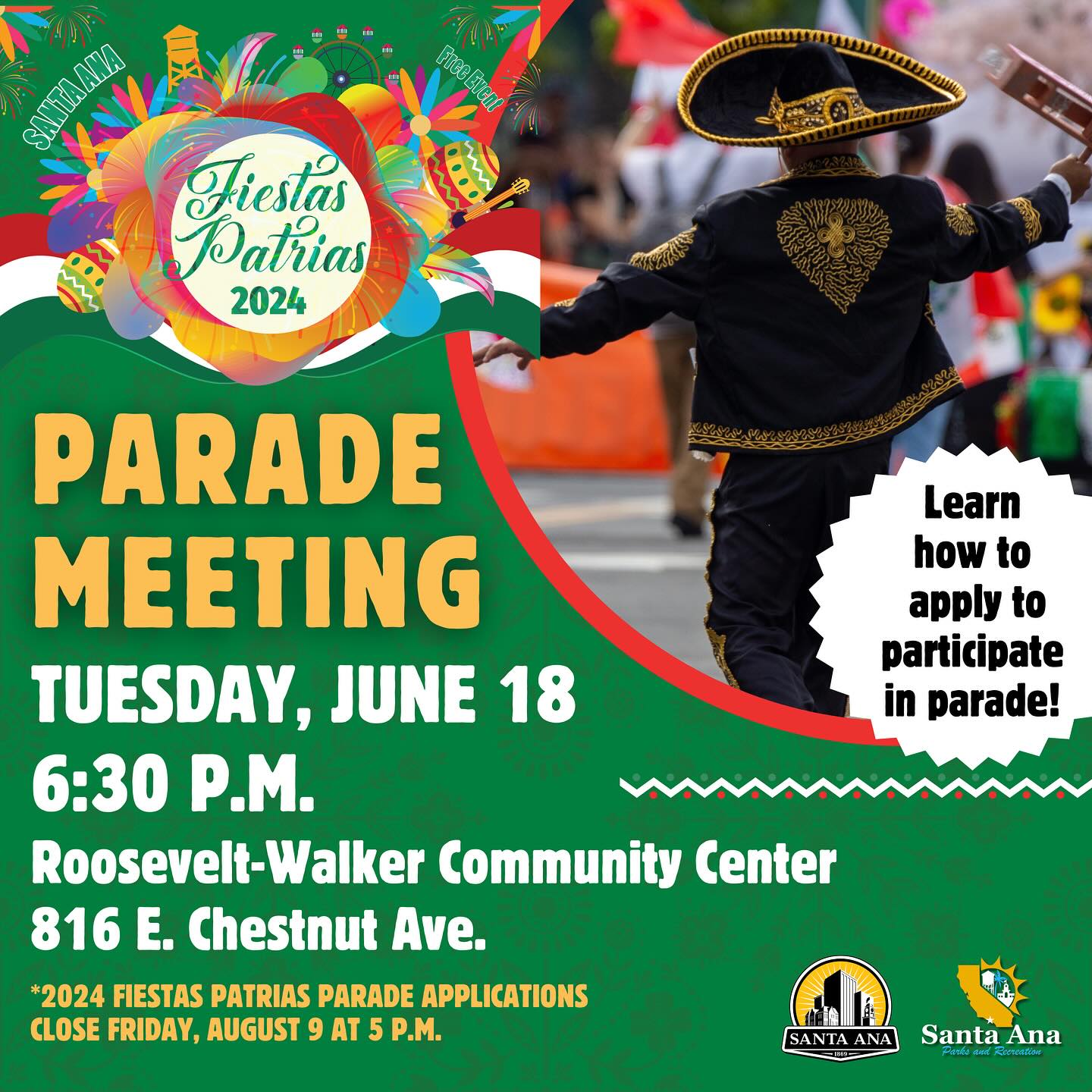 Fiestas Patrias parade meeting