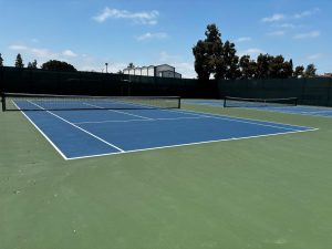 Morrison Park Tennis Courts are resurfaced