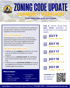 Zoning Code Update flier