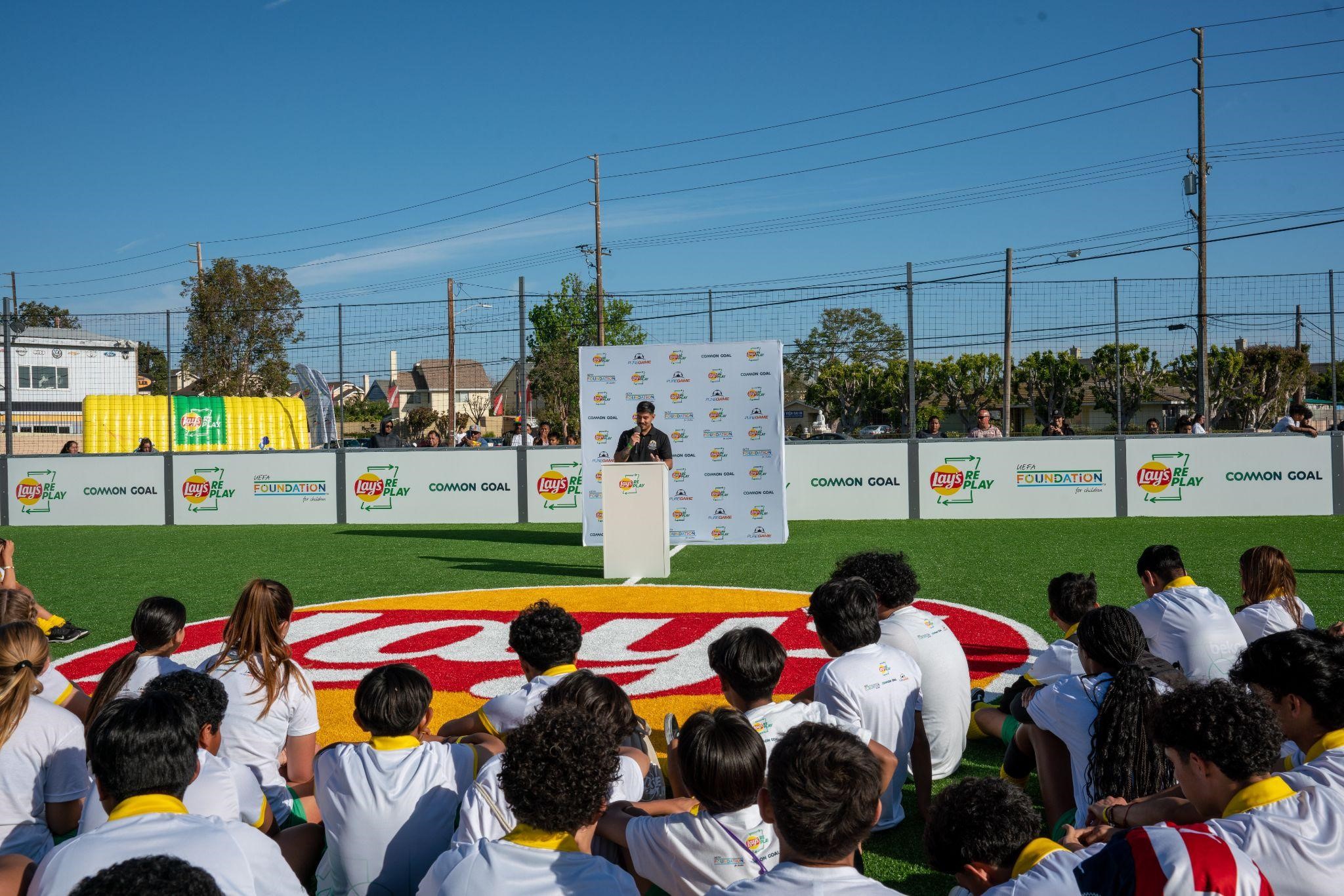 Cesar Chavez Campesino Lays Pitch Ceremony