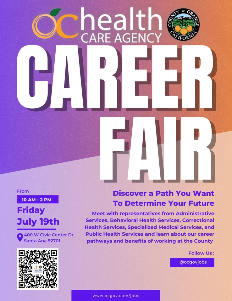 OC Health Care Agency Career Fair