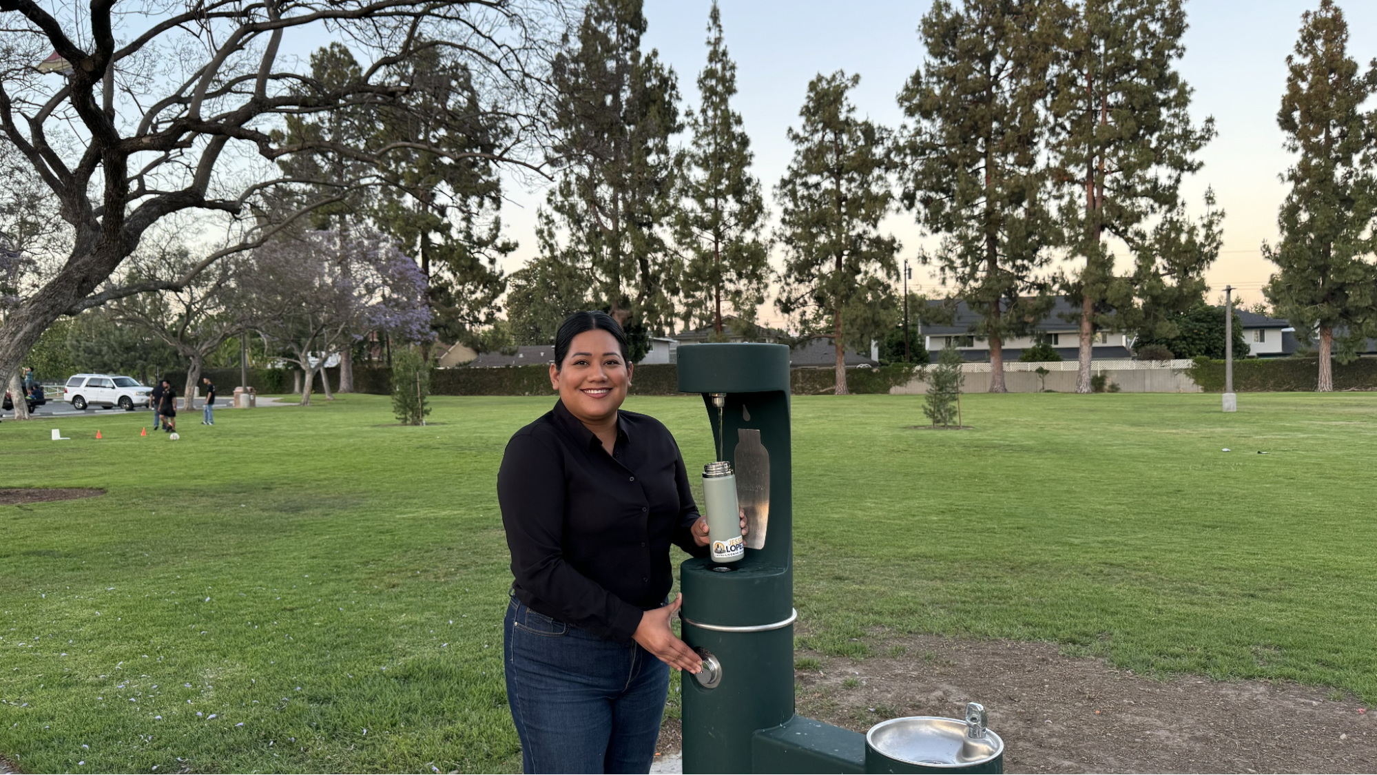 Portola Park Drinking water fountain