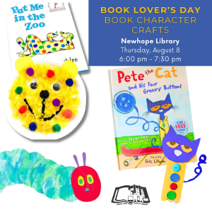 Book Lover’s Day: Book Character Crafts - August 8 