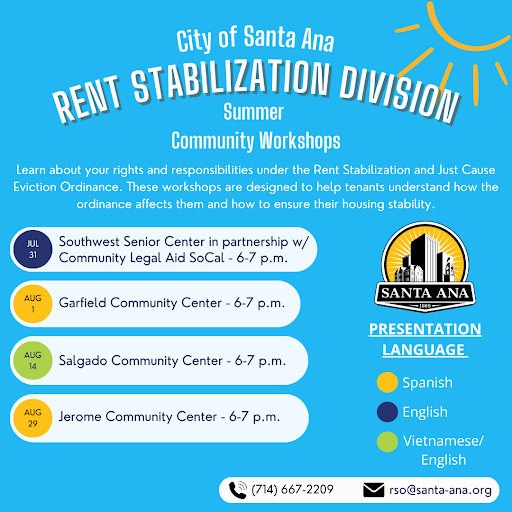 Rent Stabilization Workshop - August 14