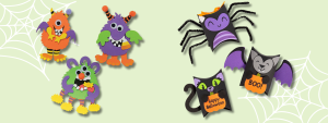 halloween monsters and animals crafts