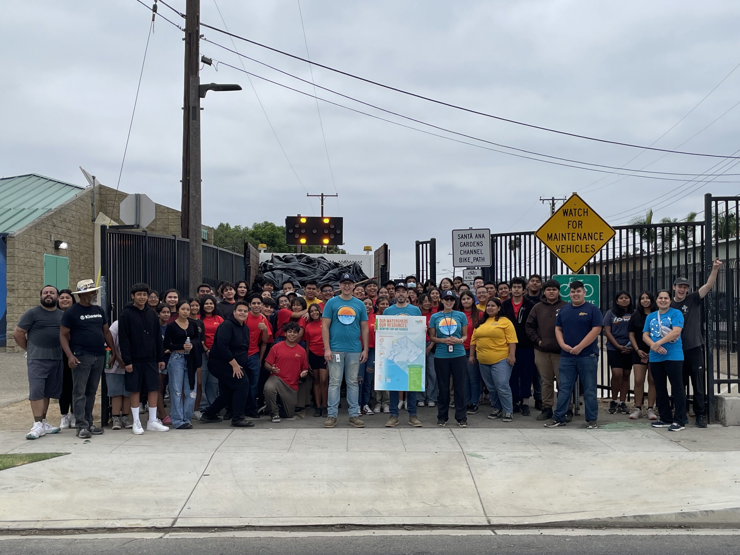 picture of volunteers who participated in Santa Ana Inner-Coastal clean-up