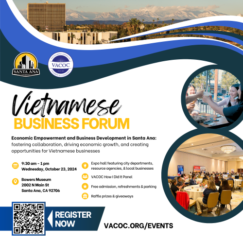Vietnamese Business Forum Flier 2024
