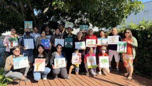 Wellness Sip and Paint Group Photo