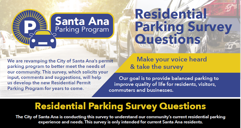 picture of Santa Ana Parking Program surveys
