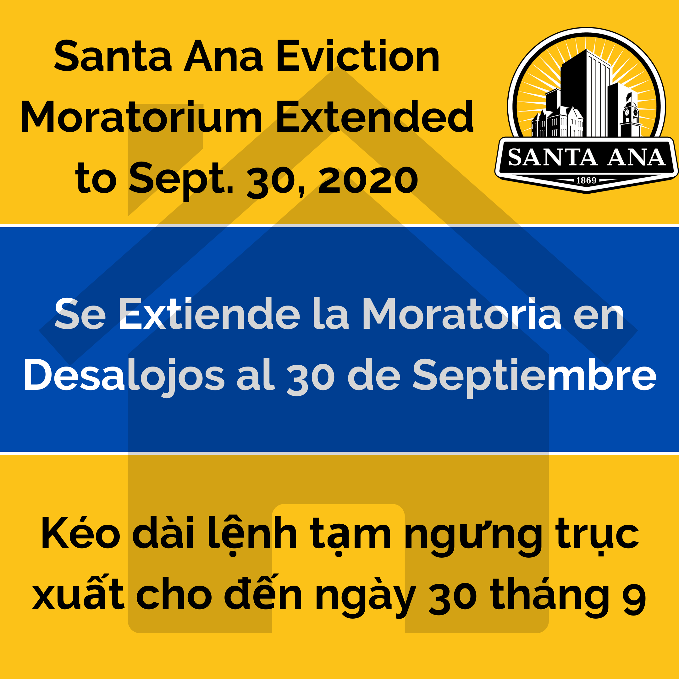 Eviction Moratorium Extended to Sept. 30