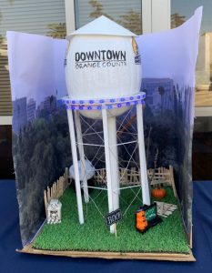 Employee Pumpkin Contest, Santa Ana water tower