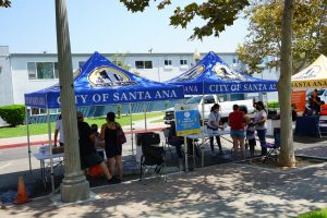 Santa Ana Cares Canopies