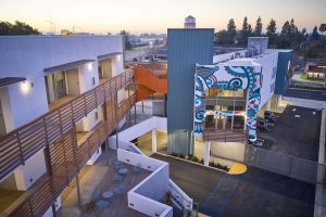 An image of the Casa Querencia permanent supportive housing project