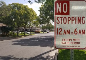 Permit Parking Sign