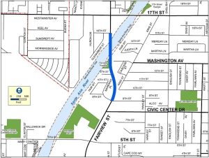 Fairview Street Bridge Map