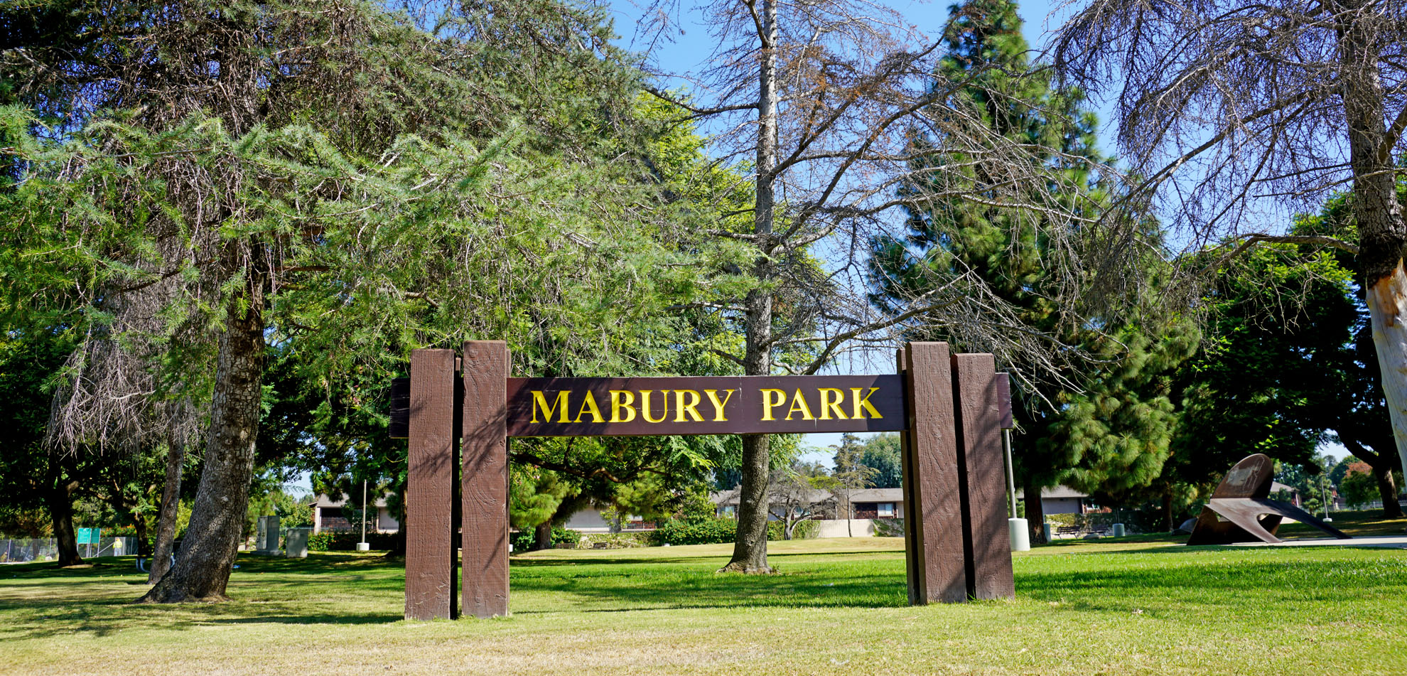 Mabury Park sign