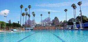 Memorial pool at Memorial Park