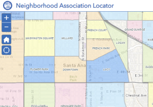 Neighborhood Association Locator web app