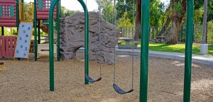 Swings at Fisher Park