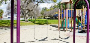 Swings at Heritage Park