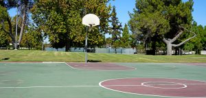 basketball court at sandpointe park