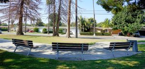 benches at Mabury Park