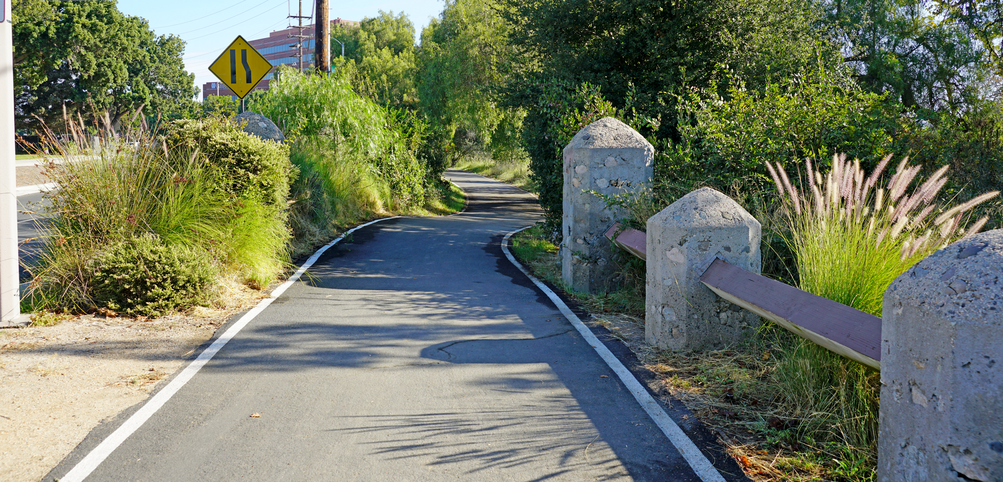 bike trail at Santiago park