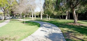 concrete walkway at Eldridge Park