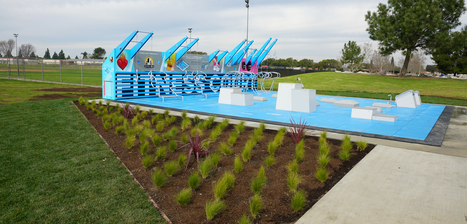 fitness court at Thornton Park