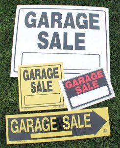 garage sale