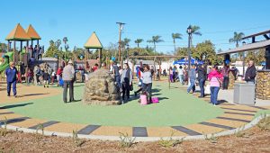 residents at the Pacific Electric Park