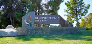 sandpointe park sign