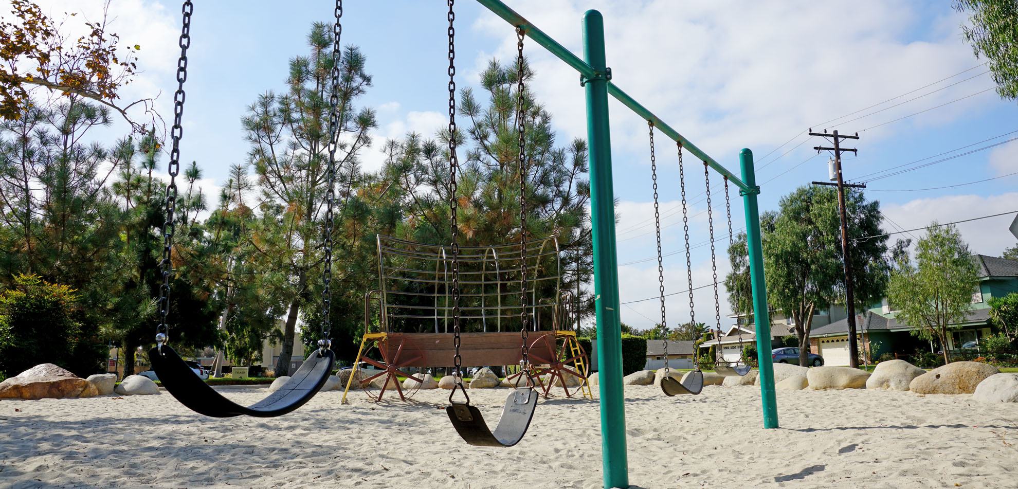 swings at Morrison Park