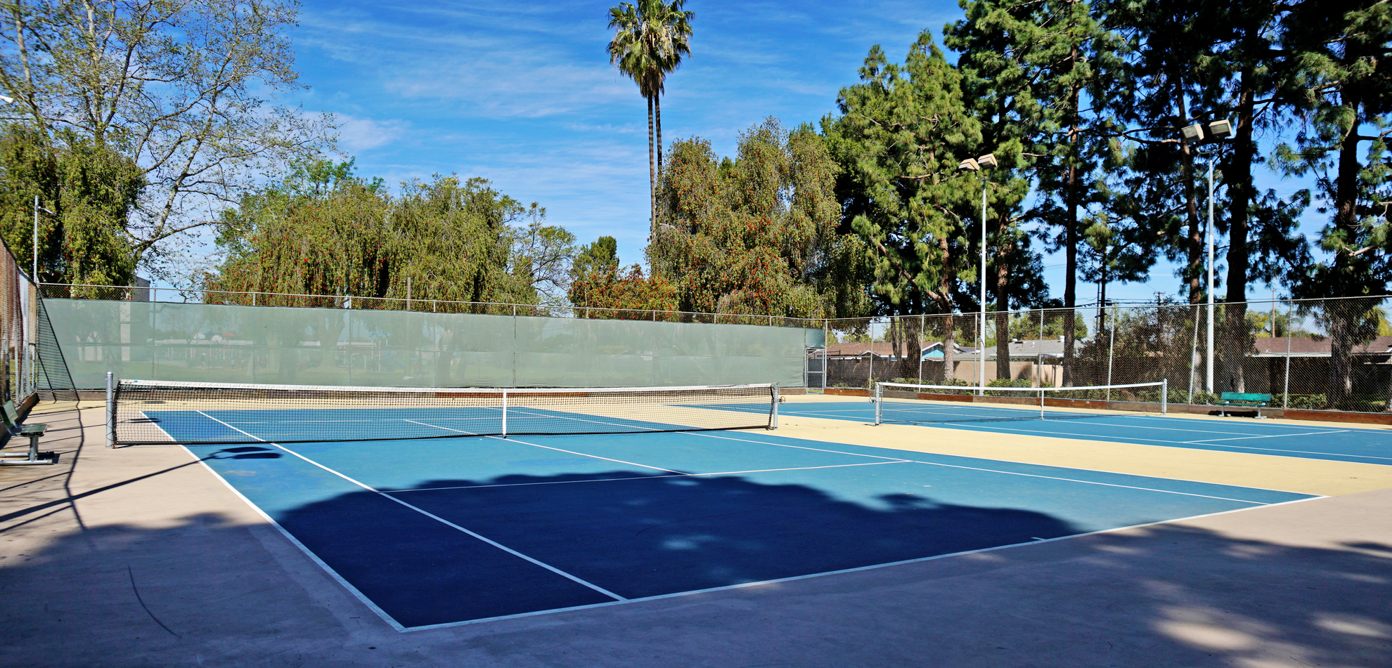 tennis court at Windsor Park