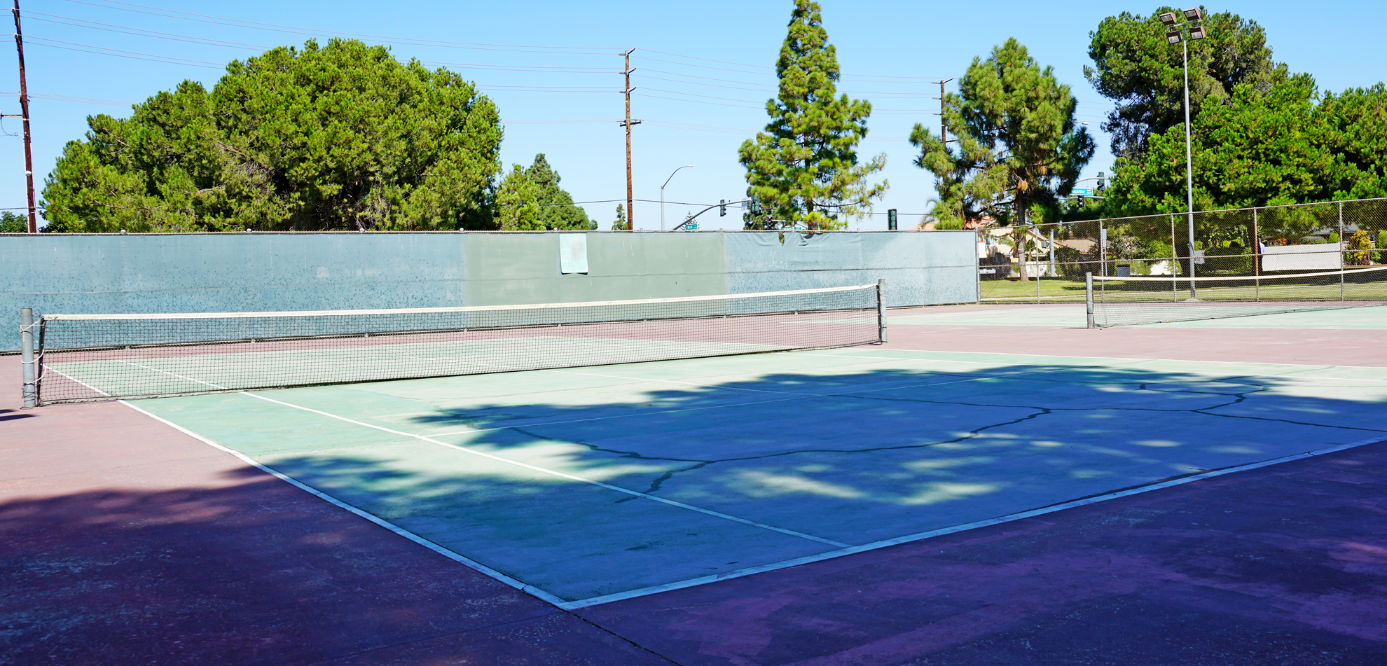 tennis court at sandpointe park