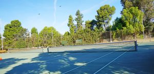 tennis courts at Santiago park