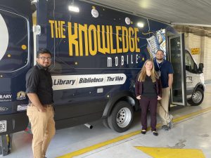 Knowledge mobile with staff