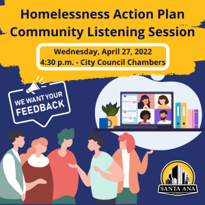 Homelessness Action Plan Community Listening Session