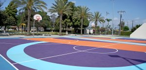 basketball court at El Salvador Park